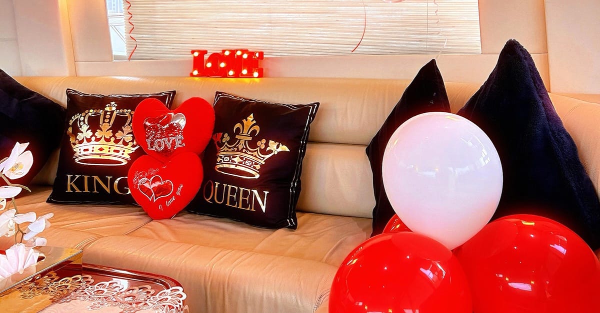 Birthday, Romantic, Bachelor/Bachelorette Party Decorations For Yachts Dubai