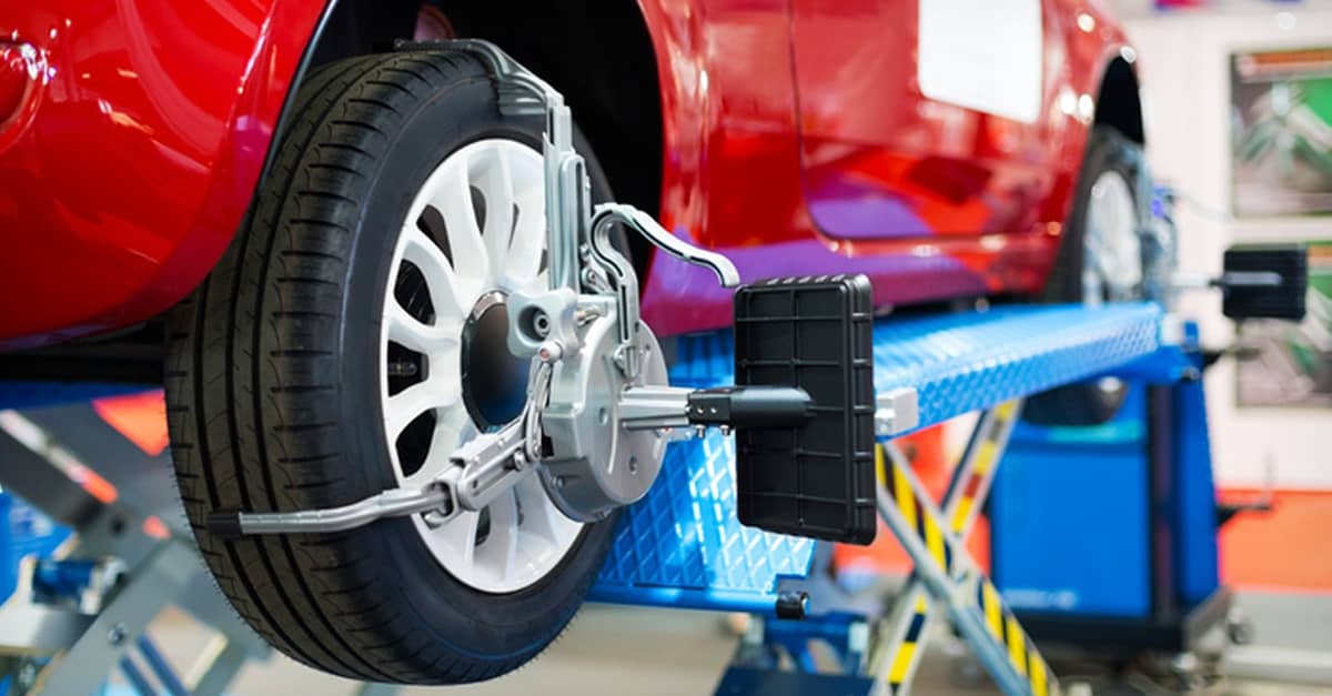 Wheel Alignment Or Balancing At Al Meeraj Auto Workshop Dubai