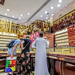 Dubai “the Golden City”: Bus Tour with Water Taxi Ride at Dubai Gold Souk, Dubai, United Arab Emirates