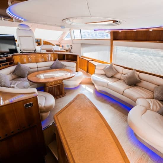 Dubai Marina: 58 Ft Luxury Yacht Charter – Etosha at CENTAURUS CHARTER - Yachts & Boats Rental Dubai Harbour