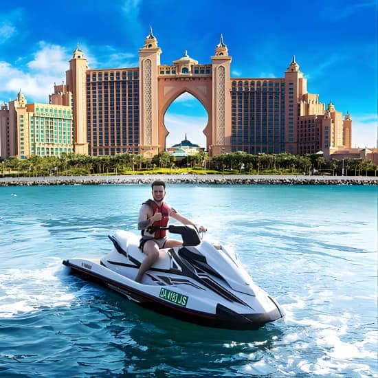 Jet Ski Tour Dubai: La Mer - Burj Al Arab- Atlantis for 1h 30min at 2A Street