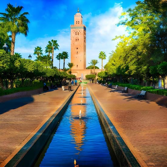 Marrakesh Half Day Tour at Hôtel Restaurant Café de France