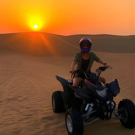 Private Sunrise Quad Bike in Dubai-Al Ain Road at BIG RED MOTOR BIKE RENTAL