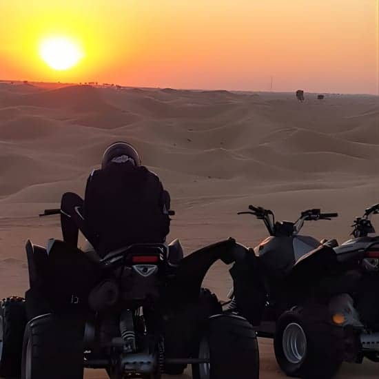 Sunset Quad Bike Tour Dubai (Deep desert ride