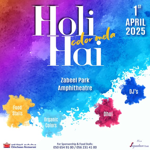 Holi Hai - Color Mela in Dubai Holi Events