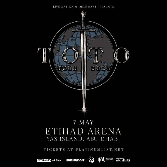 Live Nation Middle East Presents Toto Tour 2025 at Etihad Arena in Abu Dhabi Concerts