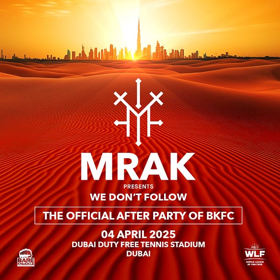 MRAK Present We Don't Follow The Official After Party of BKFC Sports Events