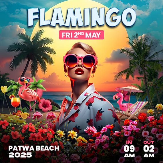 Flamingo at Patwa Beach in Jeddah Nightlife