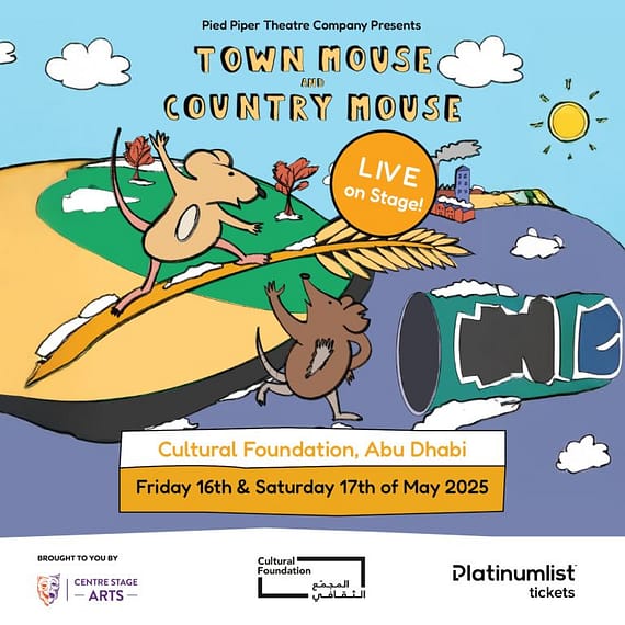 Town Mouse and Country Mouse Live on Stage at Cultural Foundation in Abu Dhabi Shows and Theatrical Plays