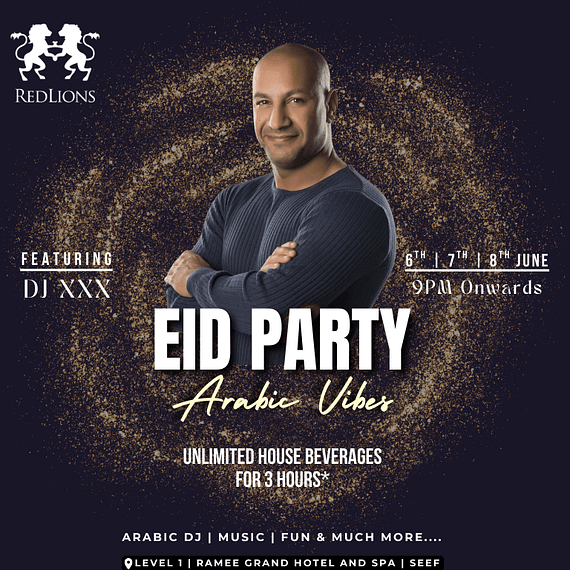 Eid After Party at Red Lions Bahrain Eid Events and Activities