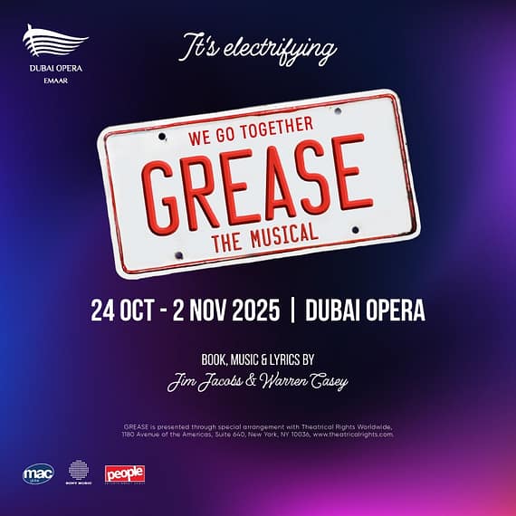 Grease in Dubai Opera Shows and Theatrical Plays