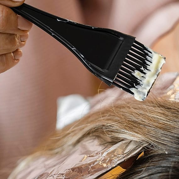 Hair Root Color With Paddle Dry At Spaces Salon And Spa National Deal