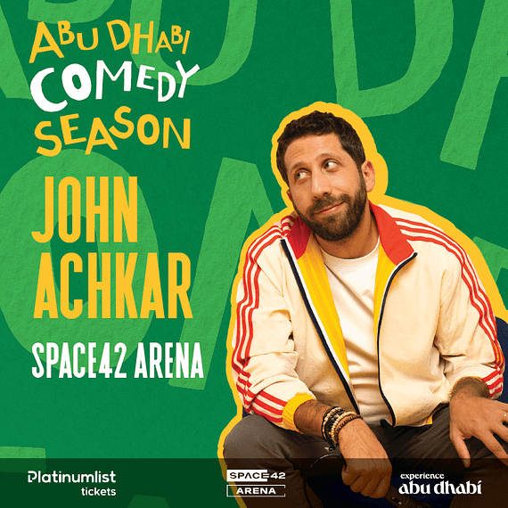 John Achkar in Abu Dhabi Comedy Events