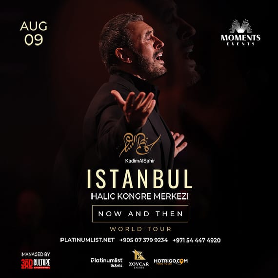 Kadim Al Sahir Live at Haliç Congress Center in Istanbul Concerts