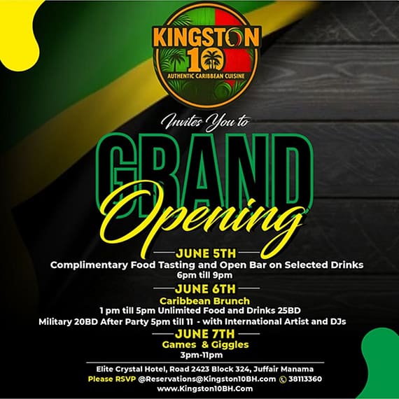 Kingston10 Grand Opening at Elite Crystal Hotel Eid Events and Activities