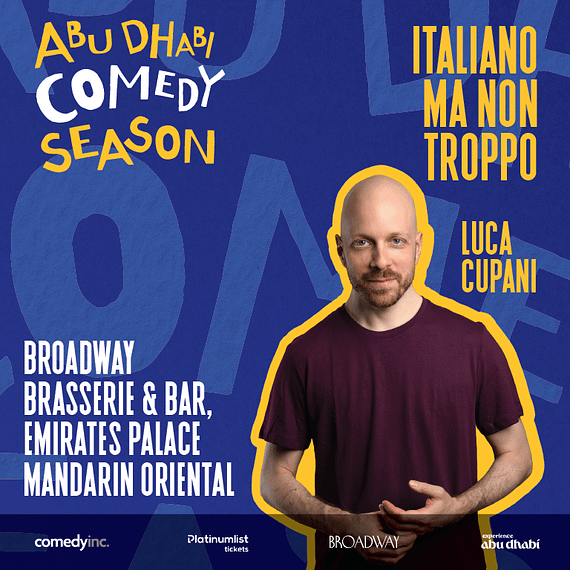 Luca Cupani- Italiano Ma Non Troppo Comedy Events