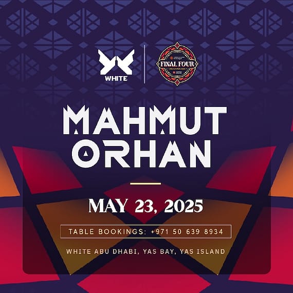 Mahmut Orhan Live at WHITE Abu Dhabi Nightlife
