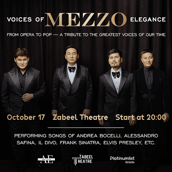 Mezzo: Voices of Elegance at Zabeel Theatre in Dubai Classical Events