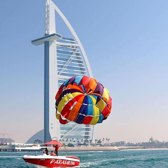 One 30-Minutes Parasailing For One Or Two Pax At Luxury Yachts Dubai