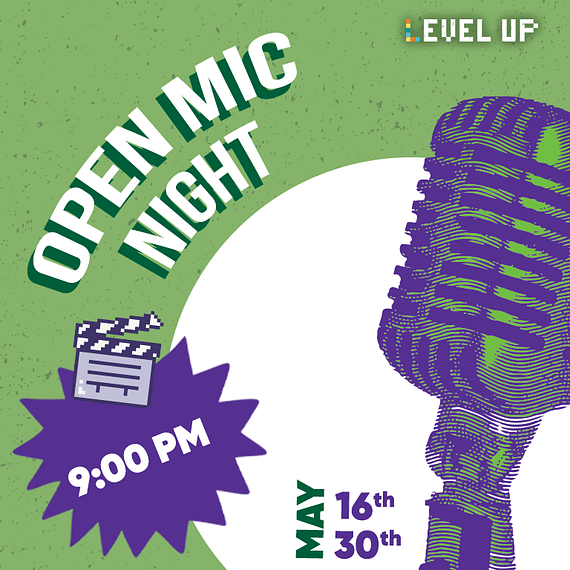 Open Mic Night at Level Up in Riyadh Nightlife