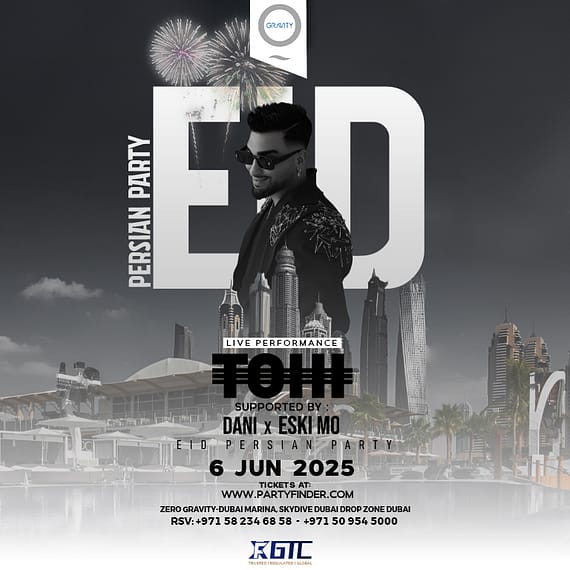 Persian Eid Party with Tohi in Dubai Persian Events