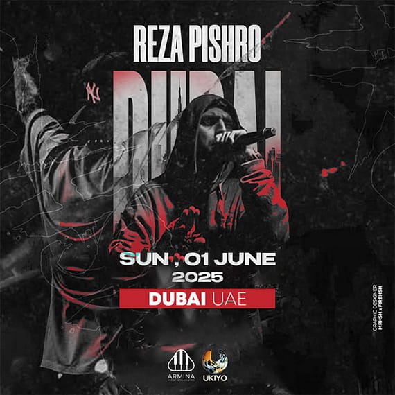 Reza Pishro Live at Ukiyo in Dubai Persian Events