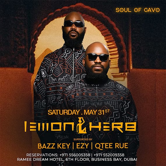 Soul of Cavo Presents Lemon & Herb Live in Dubai Nightlife
