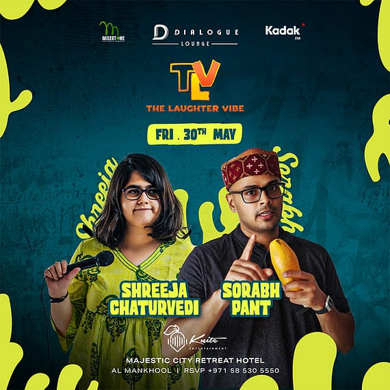 The Laughter Vibe – Featuring Shreeja Chaturvedi & Sorabh Pant Comedy Events