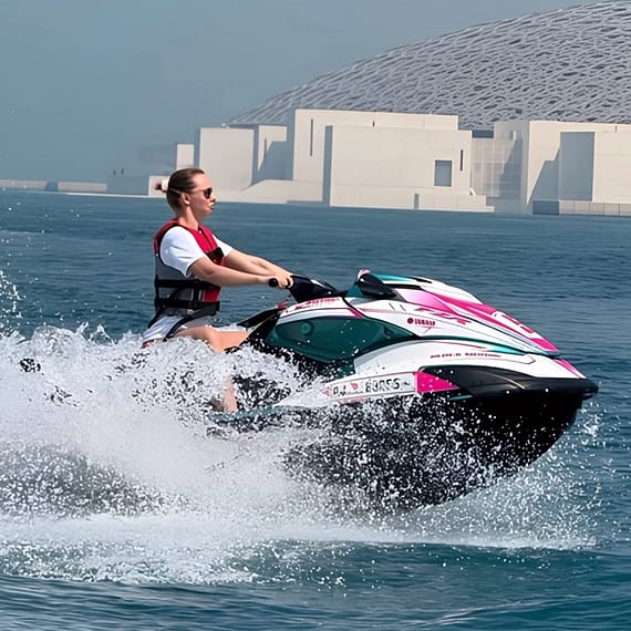 Thrilling 30 Or 60-Minute Super Charged Jet Ski For One Or Two People Abu Dhabi