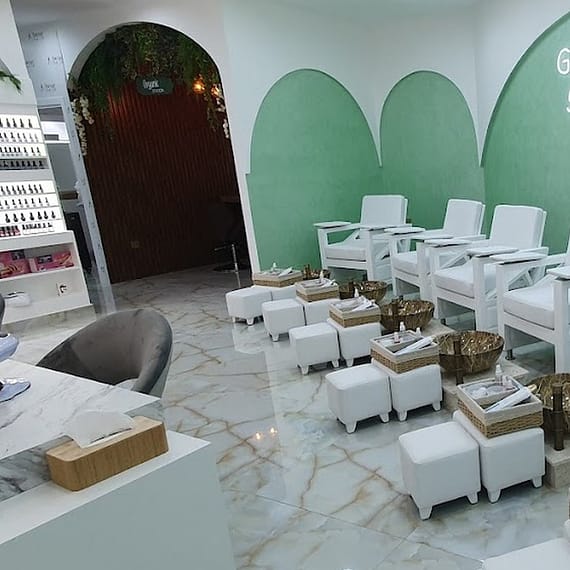 Classic Or Gelish Manicure & Pedicure W/ Optional Hair Wash & Blowdry Sharjah & N. Emirates