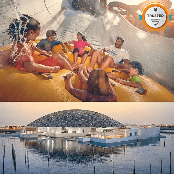 Yas Waterworld Abu Dhabi + Louvre - Combo Combos and more adventures
