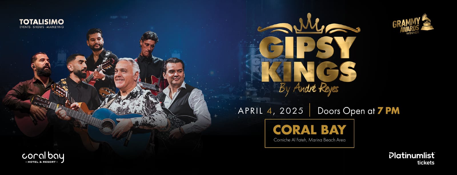 Gipsy Kings By Andre Reyes at Coral Bay, Bahrain – Concerts